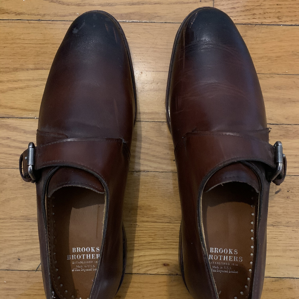 Allen Edmonds Brooks Brothers Warwick monk straps